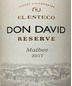 2017 El Esteco Don David Reserve Malbec *last bottle*