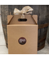 Kraft 3 Bottle Box With Bow | The Savory Grape