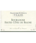 2018 Francoise & Denis Clair Hautes Cotes De Beaune Blanc 750ml