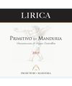 Produttori di Manduria Primitivo di Manduria Lirica Italian Red Wine 750 mL