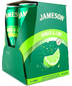 Jameson Cocktail Whiskey Gin & Lime (4 pack 355ml cans)