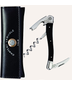 Chateau Languiole - Black Horn Waiter's Corkscrew, Black Leather Holster