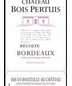 2018 Chateau Bois Pertuis Bordeaux