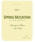 2017 Spring Mountain Vineyard Sauvignon Blanc Estate Bottled Napa Valley 750ml