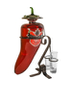 Institucional Tequila Gold Tequila Chili Pepper Decanter 750ml