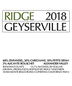 Ridge Vineyards - Geyserville