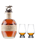 Blanton's Single Barrel Bourbon Whiskey & Glencairn Whiskey Glass Set