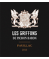 2018 Chateau Pichon-Longueville Baron Les Griffons De Pichon Baron Pauillac