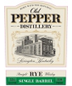 Old Pepper Distillery Single Barrel Straight Rye Whiskey Aged 3 Years 750ml