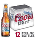 Coors Light 12 Pack Nr 12pk (12 pack 12oz bottles)
