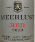 2019 Meerlust Red