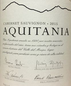 2015 Aquitania Cabernet Sauvignon