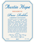 Austin Hope Reserve Cabernet Sauvignon ">