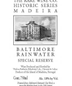Rare Wine Company Historic Series Baltimore Rainwater