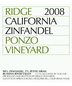2016 Ridge - Zinfandel Russian River Valley Ponzo Vineyards (750ml)