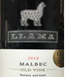 2018 Belasco de Baquedano 'Llama' Old Vine Malbec