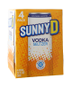 Sunny D Vodka Seltzer 4 Pack Cans / 4-355mL