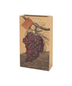 Wine Gift Bag Illustrated Grapes Double Bottle Wine Bag 1.5L