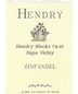 2018 Hendry Napa Valley Zinfandel Block 7 & 22