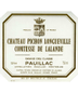 1986 Chateau Pichon Lalande - Pauillac