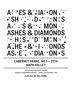 Ashes & Diamonds Cabernet Franc No1 Napa Valley 750ml