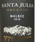 2018 Santa Julia Reserva Malbec