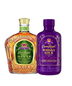 Crown Royal Sour With Black Cherry and Crown Royal Canadian Regal Apple Whiskey Bundle