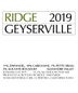Ridge Geyserville Zinfandel 375ml