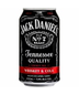 Jack Daniels Whiskey & Cola Cocktail Ready To Drink 12oz 4 Pack Cans