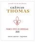 2018 Chateau Thomas - Cotes De Bordeaux (750ml)