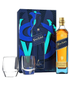 Buy Johnnie Walker Blue Scotch Gift Set With Two Crystal Glasses