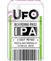 UFO Beer Boarding Pass