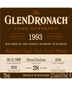 1993 Glendronach 28 Year Old Cask #4195 Single Malt Scotch Whisky 700ml