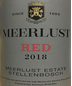 2018 Meerlust Red