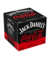 Jack Daniel's Whiskey & Coca-Cola Zero Sugar Canned Cocktail 4-Pack