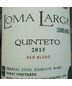 Loma Larga Vineyards Quinteto Chilean Red Wine 750 mL