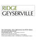 2021 Ridge Vineyards Red Wine, Geyserville