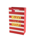 True Brands - Merry And Bright Stripes Double Bottle Bag