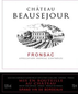 2018 Chateau Beausejour - Fronsac (750ml)