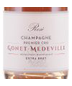 Champagne Gonet-Medeville Rose Extra Brut 1er Cru NV French Sparkling Wine 750 mL