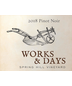 2018 Works & Days Pinot Noir Spring Hill Vineyard Sonoma Coast 750ml