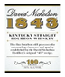 David Nicholson 1843 100 Proof Bourbon