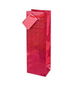 Red Holographic Single Bottle Wine Bag - Rayan's Liquors