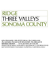 Ridge Three Valleys Sonoma County Zinfandel 2022