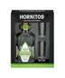 Hornitos Plata Tequila with Two Shot Glasses