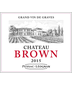 2015 Chateau Brown Pessac-leognan 750ml