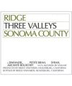 Ridge Three Valleys Sonoma County California Red Wine 750 mL