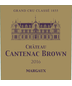 2016 Chateau Cantenac Brown Margaux 3eme Grand Cru Classe