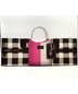 Black and Pink Checkered 1bt Purse Gift Bag