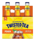 Twisted Tea - Peach Iced Tea (6 pack bottles)